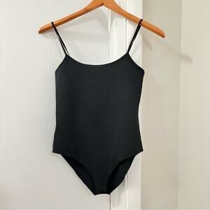 FRED by Fred Segal Black Bodysuit Size Medium